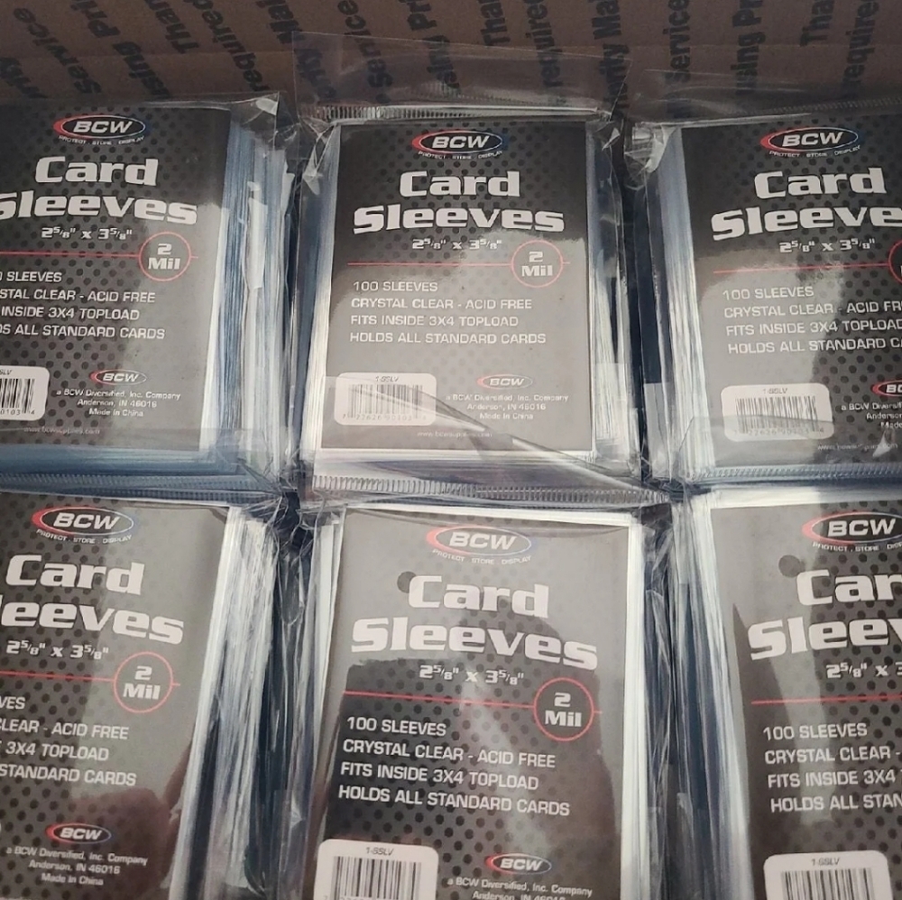 Card sleeves 7800 total sleeves